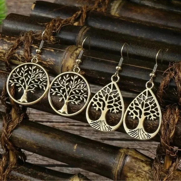 Tree of Life Earrings - Picture 5 of 5